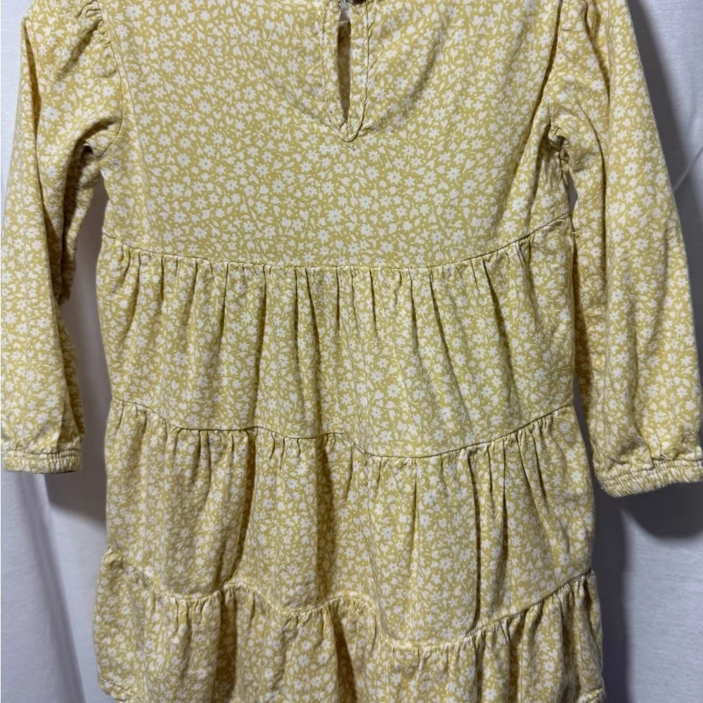 Little Co Lauren Conrad Yellow Floral Tiered Dress